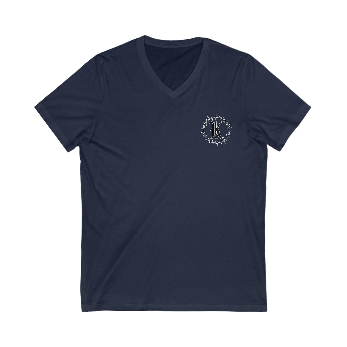 Unisex Jersey Short Sleeve V-Neck Tee
