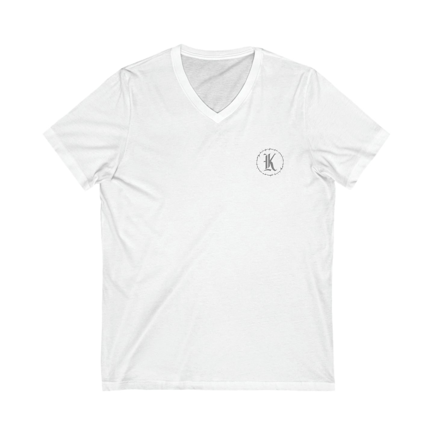 Unisex Jersey Short Sleeve V-Neck Tee