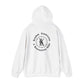 Kingdom Graphic Hoodie — Gothic Logo Pullover with Back Emblem