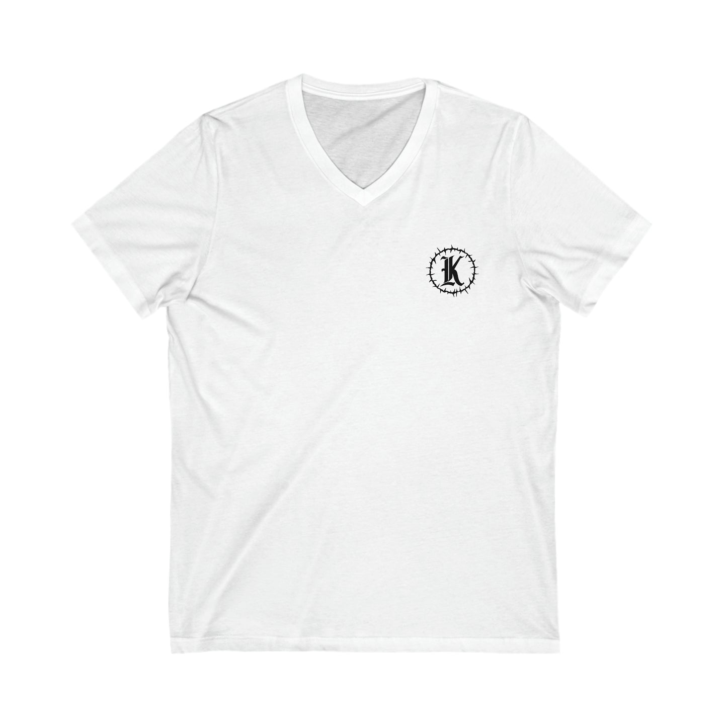 Unisex Jersey Short Sleeve V-Neck Tee