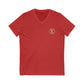 Unisex Jersey Short Sleeve V-Neck Tee
