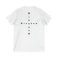 Unisex Jersey Short Sleeve V-Neck Tee