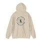 Kingdom Graphic Hoodie — Gothic Logo Pullover with Back Emblem