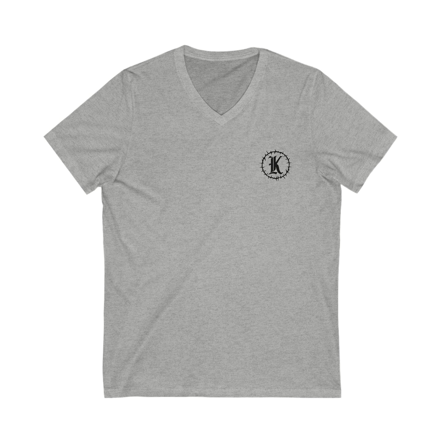 Unisex Jersey Short Sleeve V-Neck Tee