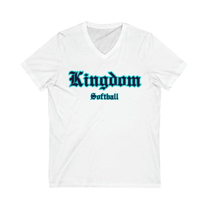 Unisex Jersey Short Sleeve V-Neck Tee