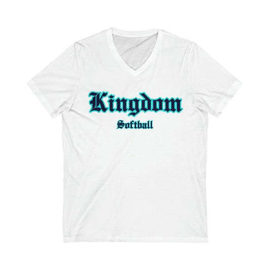 Unisex Jersey Short Sleeve V-Neck Tee